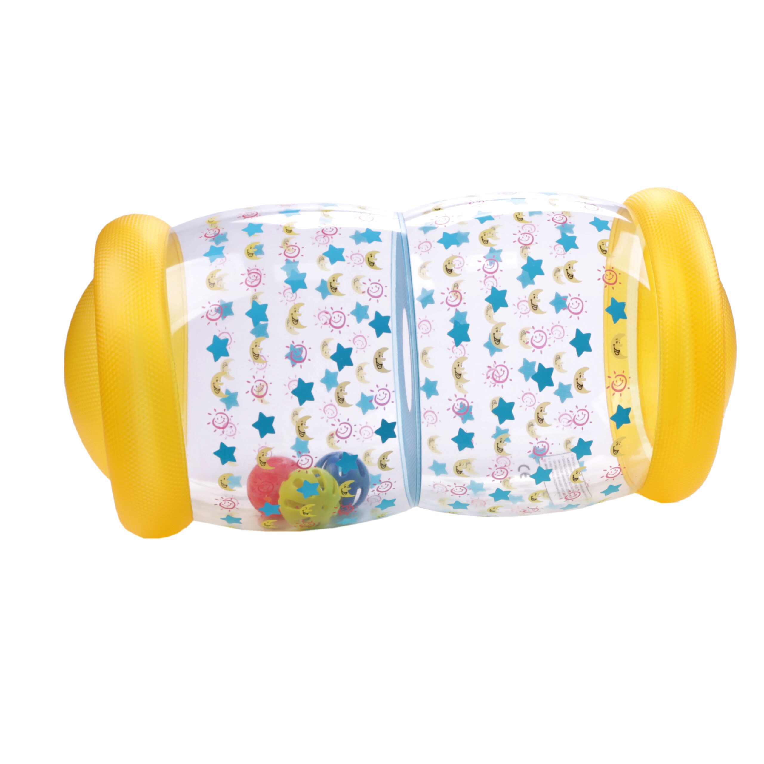 Crawling Roller Baby Inflatable Toy With Bell And Balls Assisted Learning To Crawl Walker Early Education Toys Toddler Gifts
