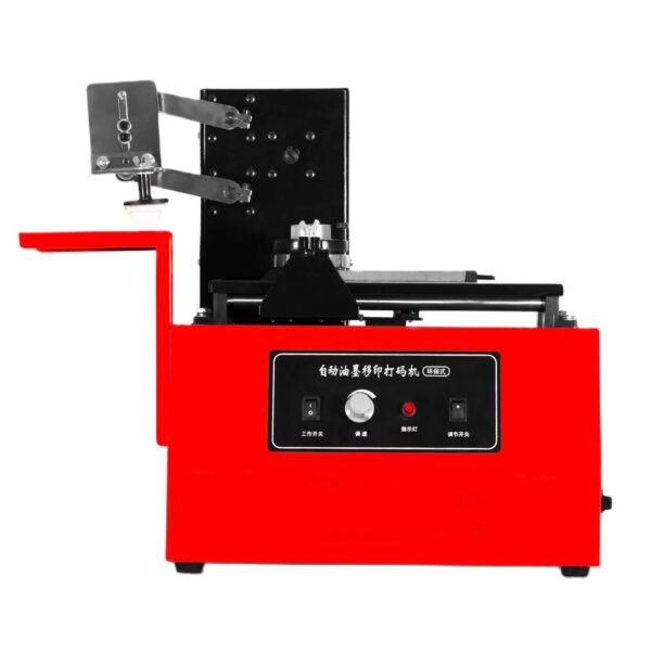 Desktop Electric Pad Printer Round Pad Printing Machine Environmental Protection Type Ink Printer Code Printing Machine - Image 4