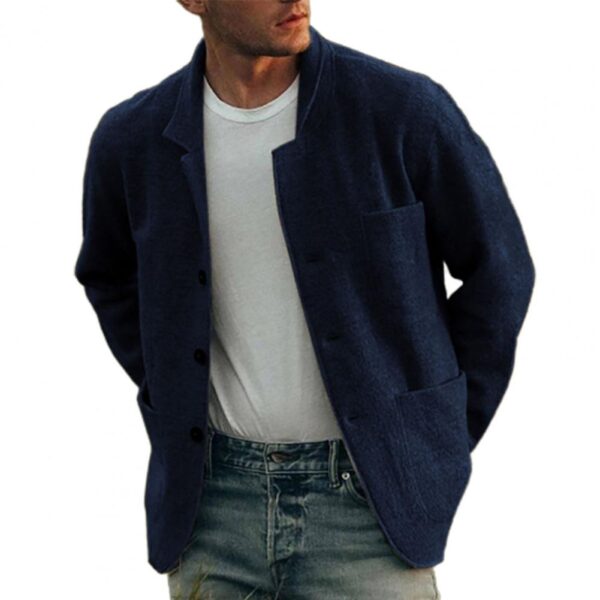 Men Blazer Jacket Autumn New Jackets Coat Men Casual Slim Fit Suit Designer Jacket Fashion Streetwear Outerwear Men Clothing - Image 3