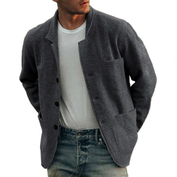 Men Blazer Jacket Autumn New Jackets Coat Men Casual Slim Fit Suit Designer Jacket Fashion Streetwear Outerwear Men Clothing - Image 4
