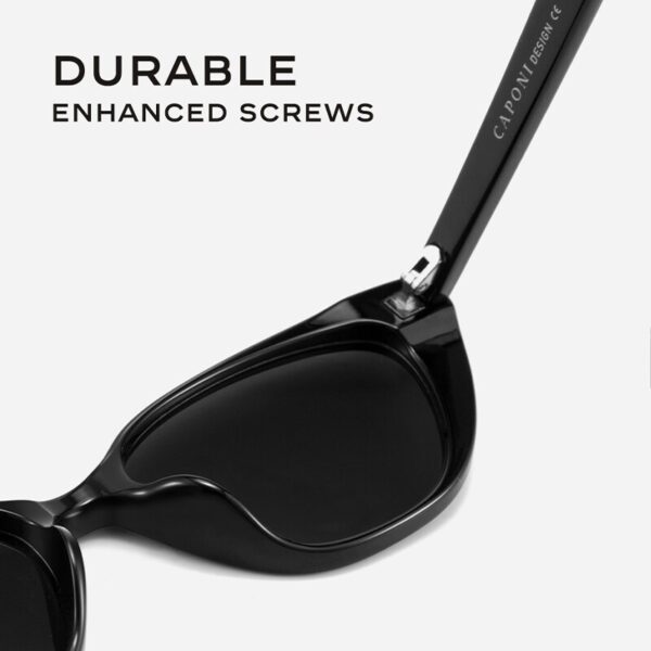 CAPONI Cat Eye Trend Women Sunglasses Polarized Anti-reflective Anti-glare Sun Glasses Female Fashionable Eyewear UV400 CP2227 - Image 3