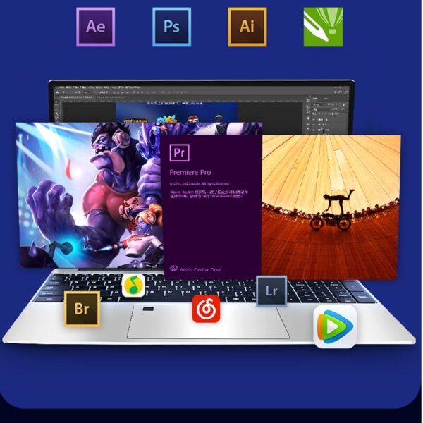 AKPAD Performance Laptop Computer 5G Wifi AMD Ryzen 5 3500U 4500U Ryzen 7 2700U 3700U 4700U Windows10 11 Pro Gaming IPS Laptop - Image 3