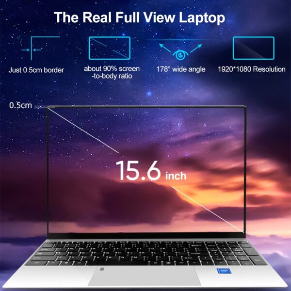 AKPAD Performance Laptop Computer 5G Wifi AMD Ryzen 5 3500U 4500U Ryzen 7 2700U 3700U 4700U Windows10 11 Pro Gaming IPS Laptop - Image 2