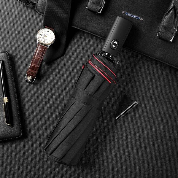 Windproof Double Layer Resistant Umbrella Fully Automatic Rain Men Women 10K Strong Luxury Business Male Large Umbrellas Parasol - Image 4