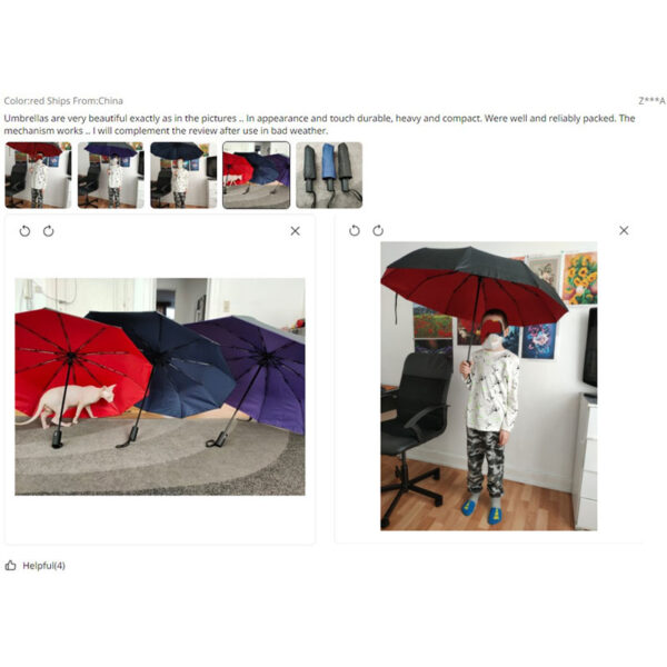 Windproof Double Layer Resistant Umbrella Fully Automatic Rain Men Women 10K Strong Luxury Business Male Large Umbrellas Parasol - Image 6