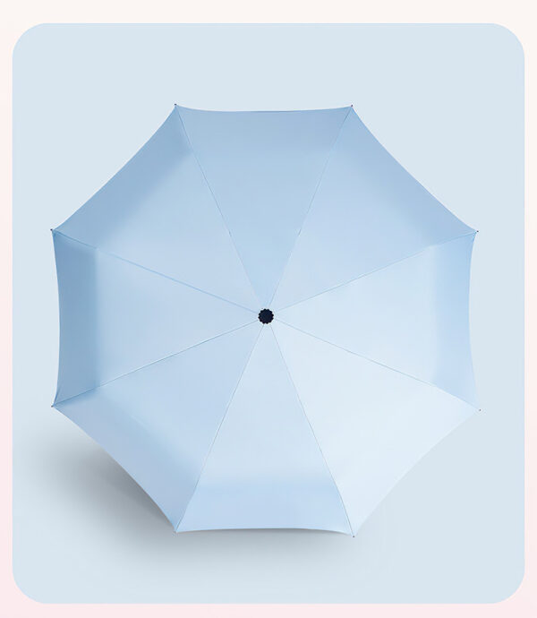 Three-fold Folding Umbrellas Sunny and Rainy Umbrellas Portable Small Fresh Women's Sunscreen UV Protection Umbrella - Image 5