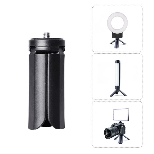 Portable Mini Table Tripod Stand Desk Tripod with 1/4'' Screw Suitable for Camera Video Light Panel Ring Light LUXCEO P200 Q508A - Image 3