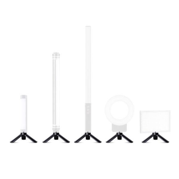 Portable Mini Table Tripod Stand Desk Tripod with 1/4'' Screw Suitable for Camera Video Light Panel Ring Light LUXCEO P200 Q508A - Image 6