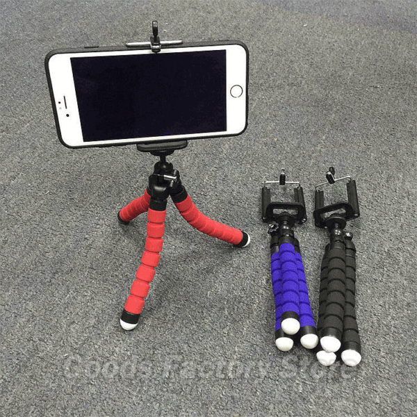 Sponge Octopus Mini Tripod For Mobile Phone Camera Holder Desktop Wall Mount Stand For Gopro 9 8 7 Camera Selfie Stick Tripod - Image 3