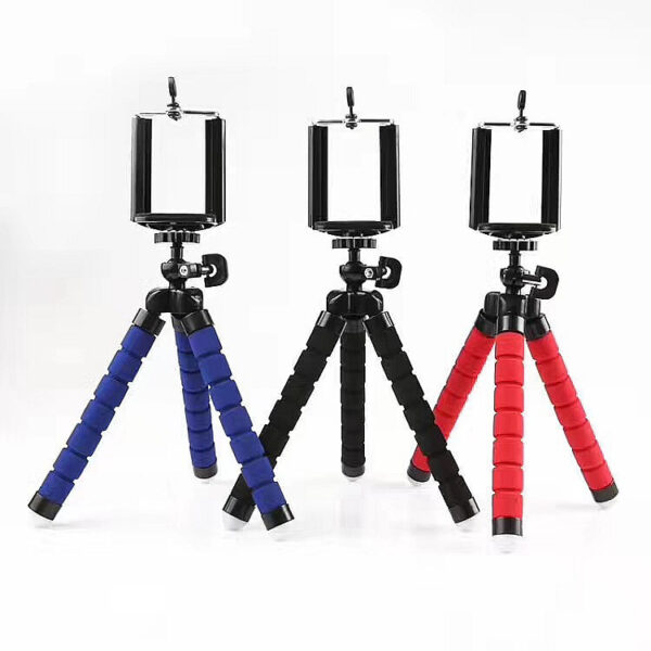 Sponge Octopus Mini Tripod For Mobile Phone Camera Holder Desktop Wall Mount Stand For Gopro 9 8 7 Camera Selfie Stick Tripod - Image 2