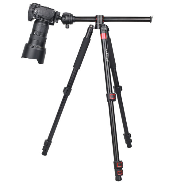 ZF60 Profissional Horizontal Tripod for Camera with Faster Flip Lock 63" 160cm Max Camera Stand Aluminum CNC Better than Q999H - Image 3