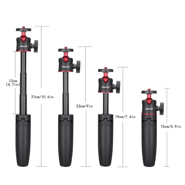 VIJIM Ulanzi MT-08 Foldable Tripod for Phone Mini Portable Selfie Stick1/4''Screw Ballhead Universal For Camera DSLR Accessories - Image 2