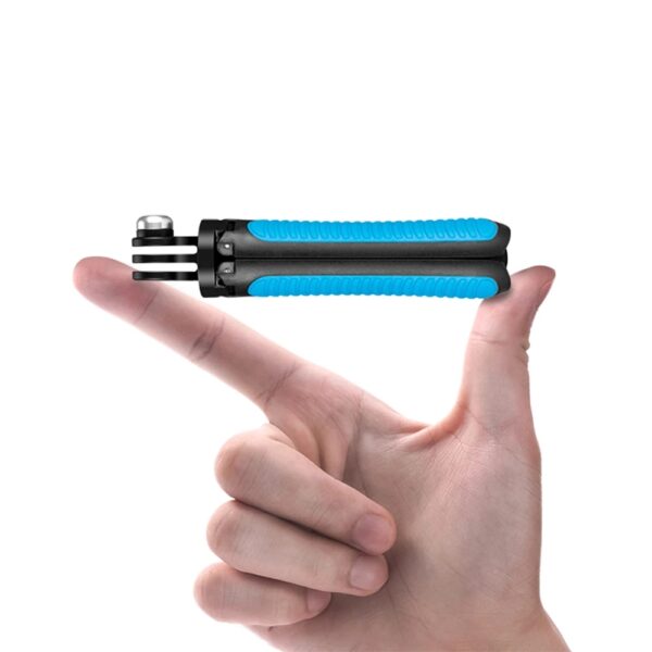 TELESIN Mini Hand Selfie Stick Tripod For GoPro Hero 11 10 9 8 For DJI Osmo Action 2 3 SJCAM Insta360 X X2 X3 Camera Accessories - Image 2