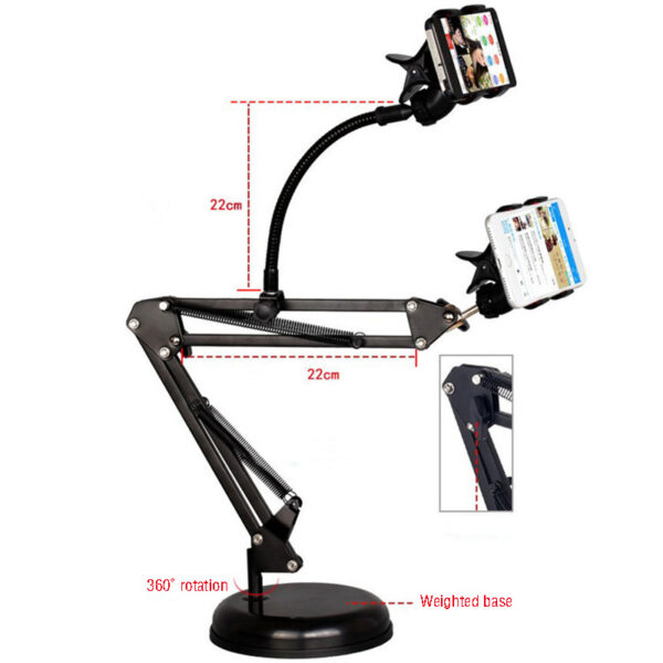 New Foldable Phone Holder Desktop Stands Brackets Lazy Mobile Phone Holder Tripods Mount for Recording Live Video Bloggers - Image 2