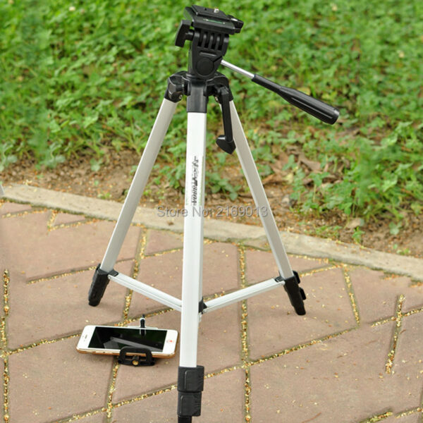 portable camera DV Tripod Stand Weifeng WT-330A+ Phone Clip Kit for Video Camcorder Binoculars - Image 5