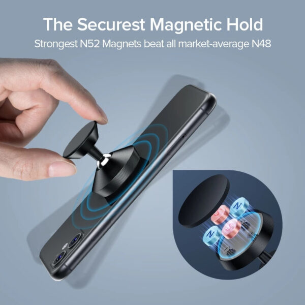 Magnetic Car Phone Holder Mobile Cell Phone Holder Stand Magnet Mount Bracket In Car For iPhone 13 12 Samsung Redmi Xiaomi - Image 2