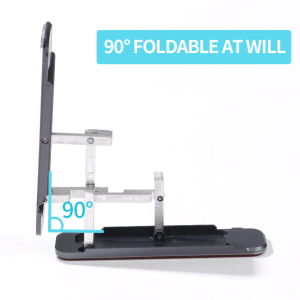 Universal Mini Metal Folding Mobile Phone Holder Stand for Iphone Samsung Xiaomi Portable Desk Mount Cellphone Kickstand - Image 4