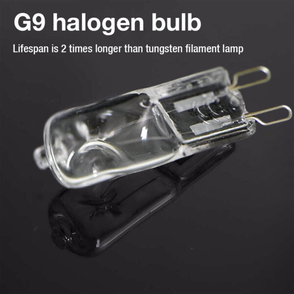 G9 40W Oven Light High Temperature Resistant Durable Halogen Bulb Lamp for Refrigerators Ovens Fans #W0 - Image 5