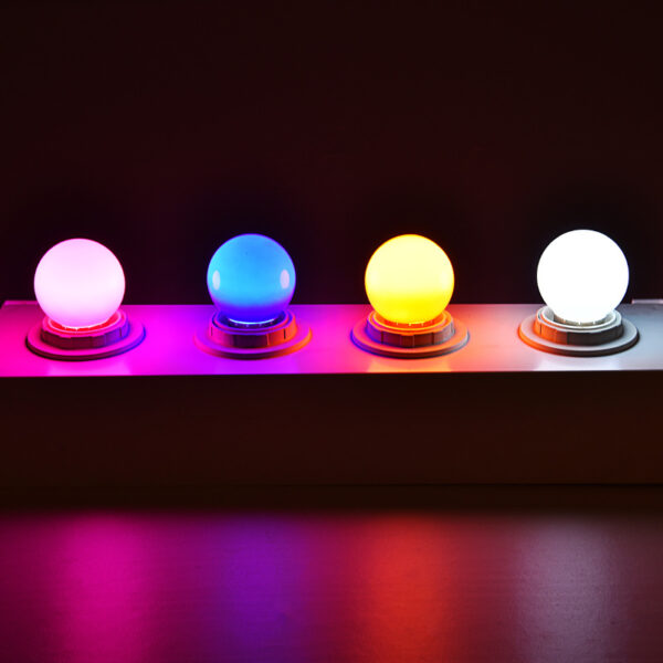 1-20pcs Colour LED Bulb E27 220V G45 7 Color RGB Lampada LED Lamp SMD3528 Decor Holiday Christmas Lamparas Light Bulb Fashlight - Image 5