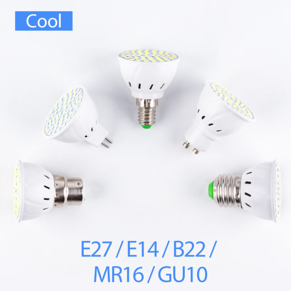 Led Lights GU10 Bombilla E27 Bulb E14 LED Lamp B22 Spot Light MR16 Home Energy Saving Spotlight For Indoor Lighting 48 60 80leds - Image 4