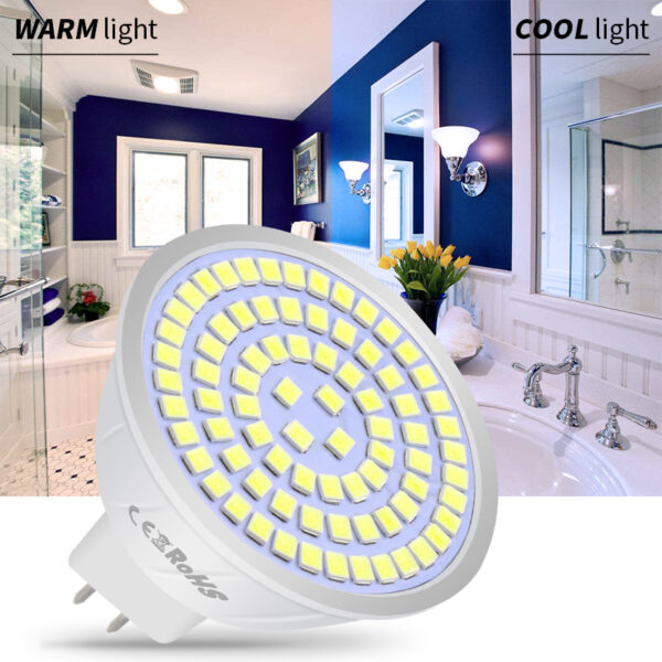 Led Lights GU10 Bombilla E27 Bulb E14 LED Lamp B22 Spot Light MR16 Home Energy Saving Spotlight For Indoor Lighting 48 60 80leds - Image 3