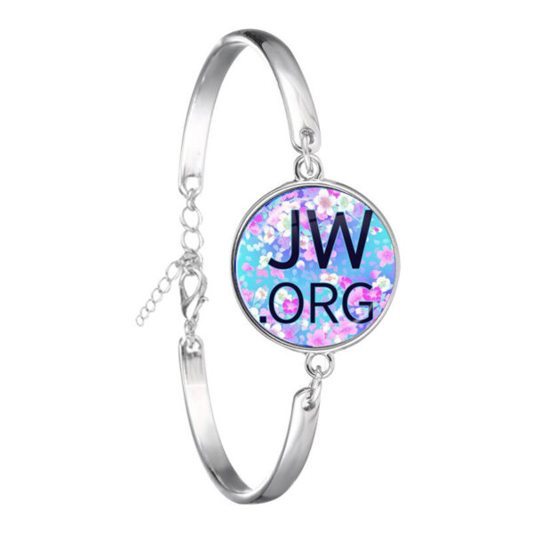 2020 New Arrival JW.ORG Chain Bracelet Steampunk Jehovah's Witnesses Glass Photo Cabochon Punk Bangle Jewelry Gift - Image 6