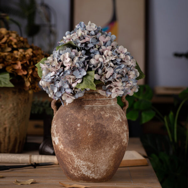 Artificial Hydrangea Silk Flower Single Plastic Artificial Flower Shop Decoration Flower Arrangement Wedding Artificial Flower - Image 2