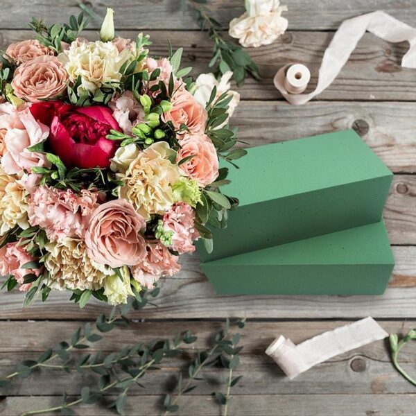 Foam Flower Floral Blocks Mud Green Bricks Brick Dry Wet Arrangement Sponge Florist Flowers Fresh Block Arranging Bouquets - Image 5