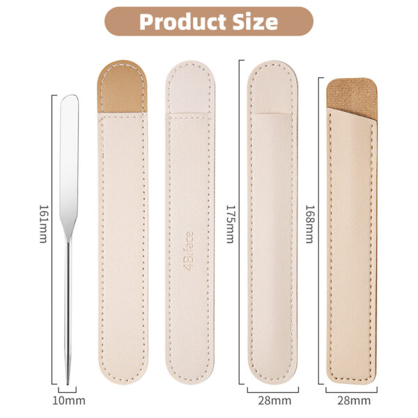 Stainless Steel Makeup Spatula Mixing Stick Foundation Eye Shadow Cream Pigments Mixing Tool Cosmetic MakeUp Toning Sticks - Image 6
