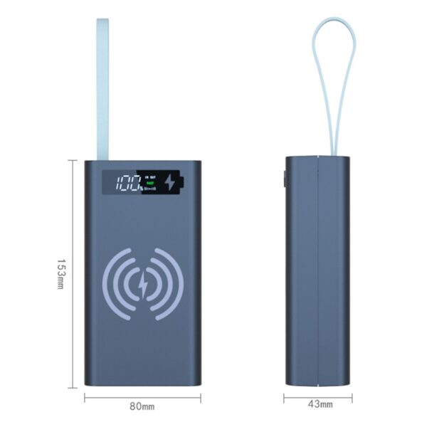 12X18650 Charging Battery Case Welding Free Battery Storage Box DIY Power Bank Case PD- with Light Box - Image 4