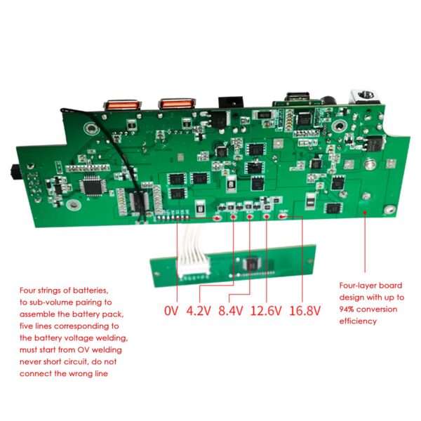 18650 Battery Power Bank Box LCD Display 60000MAh Power Board for 18650 Battery DIY Box Powerbank Case for Phone Tablet - Image 3