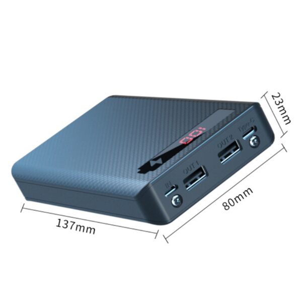 Multifunctional Power Bank Shell Charger Box 6 Slot Batteries Container DIY Case - Image 2