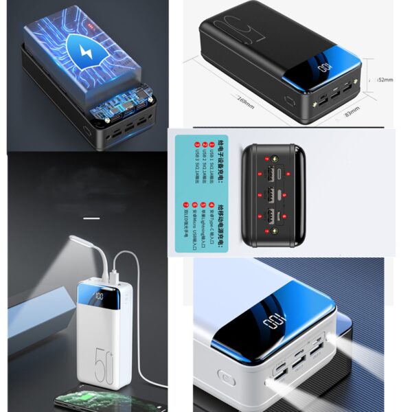 New Genuine Fast Charging 100000mh/98000mah Power Bank Large Capacity Mobile Power Universal 5v2.1a Fast Charging Free of Freigh - Image 5