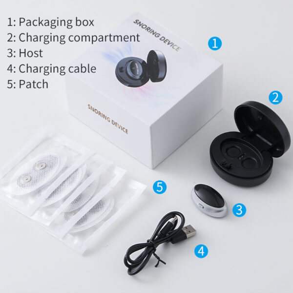 Smart Anti Snoring Device EMS Pulse Stop Snore Improve Sleeping Effective Solution Snore Portable Noise Reduction Stimulator - Image 6