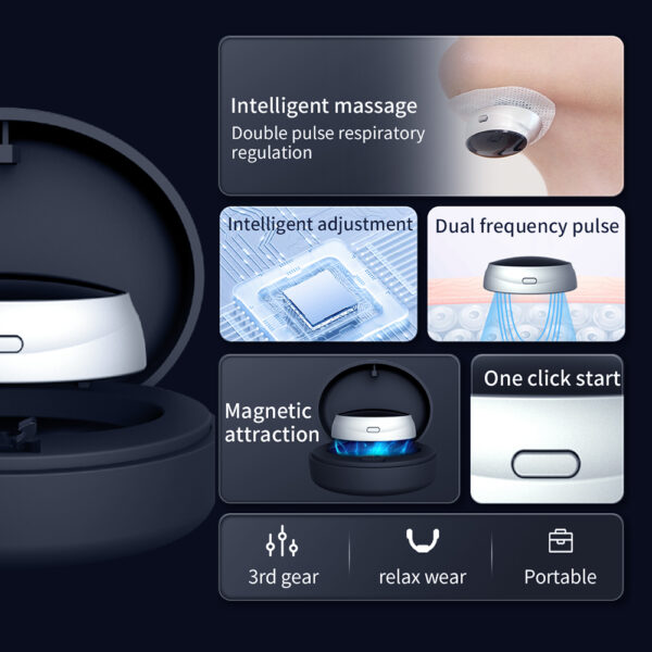 Smart Anti Snoring Device EMS Pulse Stop Snore Improve Sleeping Effective Solution Snore Portable Noise Reduction Stimulator - Image 4