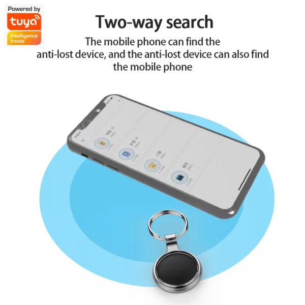 Tuya Bluetooth GPS Tracker Smart Tag For Pets Key Child Bag Wallet Anti-lost Mini SmartTag Alarm For Phone Finder GPS Locator - Image 3
