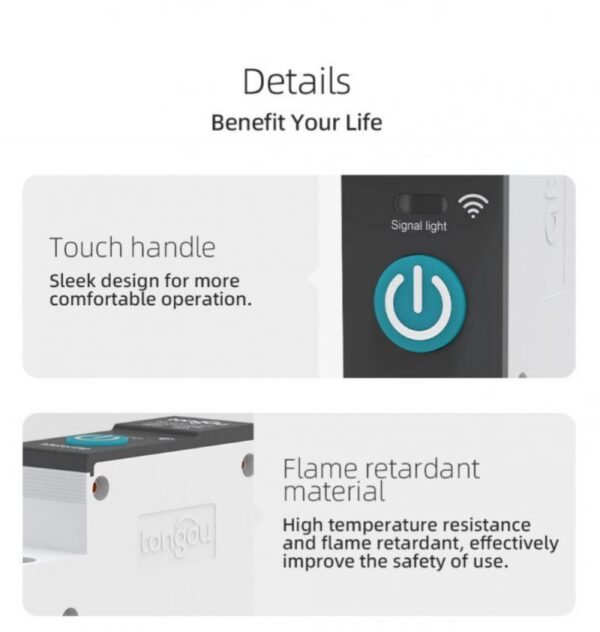Tuya ZigBee Smart Switch Circuit Breaker With Metering 1P 63A DIN Rail For Home Smart Home Smart Life/Tuya Smart App Control - Image 5