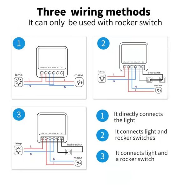 Tuya Wifi Mini Smart Switch 2 Way Wireless 16A Switches Power Monitor Smart Home Control Via Smart Life Alexa Alice Google Home - Image 6