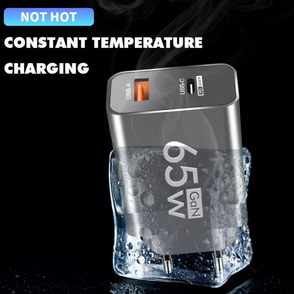 GaN 65W PD USB Charger Fast Charging Quick Charger 3.0 Portable PD Phone Charger For Huawei Xiaomi Poco iPhone 14 13 Pro Samsung - Image 6