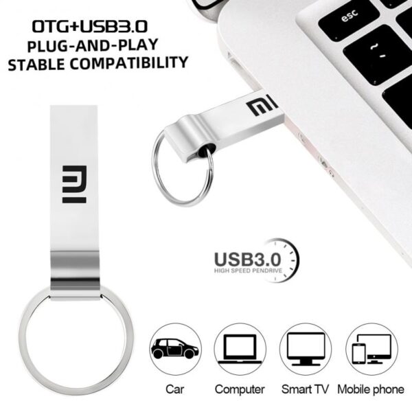 Xiaomi 2TB U Disk 1TB 512GB 256GB 128GB USB 3.0 Type-C Flash Drive High Speed USB Flash Drive Portable USB Memory For Computer - Image 2