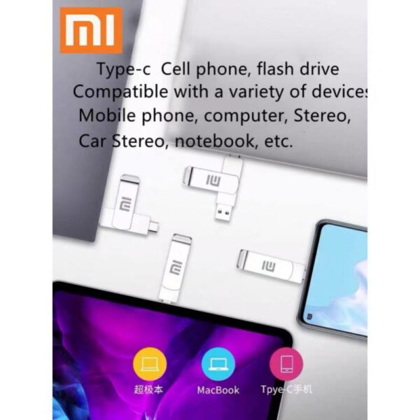 Xiaomi U Disk 2TB 1TB 512GB 256GB 128GB USB 3.1 Type-C Interface Mobile Phone Computer Mutual Transmission Portable USB Memory - Image 2