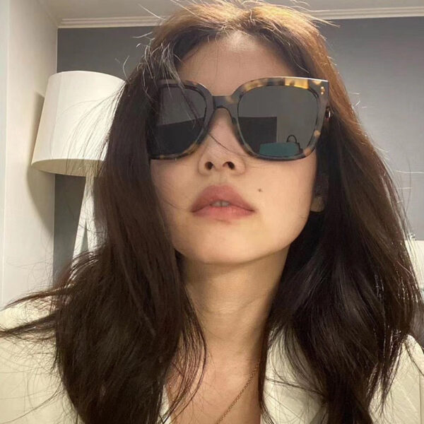 2022 New Big Square Frame Sunglasses UV400 Summer Fashion Vintage Ladies Sun Glasses Outdoor Travel Beach Sun Shade Eyewear - Image 2