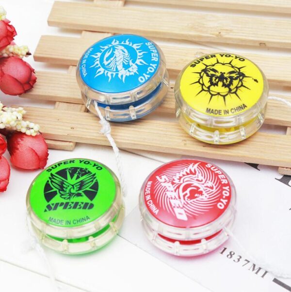 New LED Flashing Yoyo Classic Kids Toys Magic Yoyo Spin Plastic Yoyo Bearing with Spinning String Toys for Children GYH - Image 4