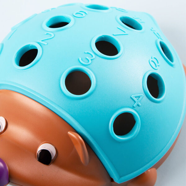 Baby Hedgehog Montessori Toy Concentration Training Early Education Fine Motor and Sensory Inserted Hand-eye Coordination Toys - Image 4