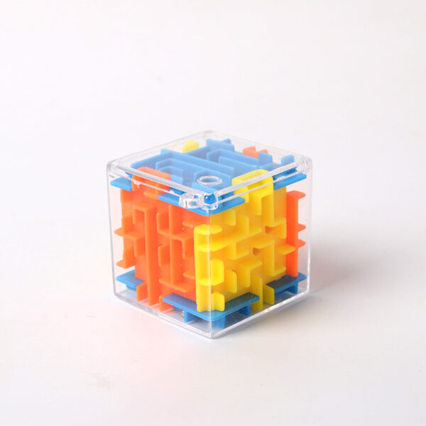 3D Rotating Tesseract Maze Walking Beads Children's Early Education Parent-child Educational Stress Relief Children's Toys Gifts - Image 5