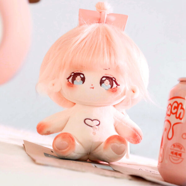 Kawaii Plush Cotton Doll Idol Stuffed Super Star Figure Dolls Cute Fat Body Cherry Blossoms Girl Doll Can Change Clothes Gift - Image 2
