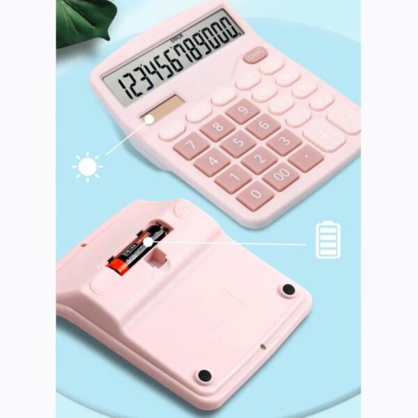 12 Digits Electronic Calculator Solar Calculator Dual Power Supply Calculator for Home Office School Financial Accounting Tools - Image 6