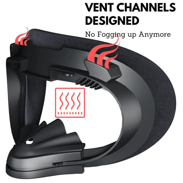 For Oculus Quest 2 Foam Replacement Widen 3D Facial Interface Bracket Accessories For Quest 2 Breathable Sweat Guard Face Pad - Image 6