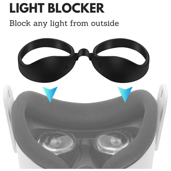 For Oculus Quest 2 Foam Replacement Widen 3D Facial Interface Bracket Accessories For Quest 2 Breathable Sweat Guard Face Pad - Image 5