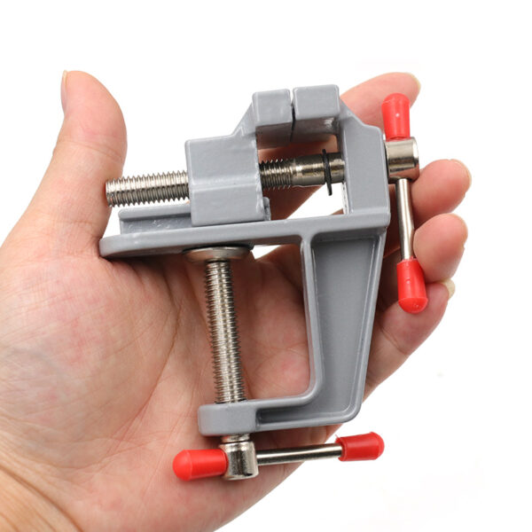 Mini Bench Vise Table Clamp Screw Vise for DIY Craft Mold Fixed Repair Tool Plier Jewelry Electronics Workbench - Image 4